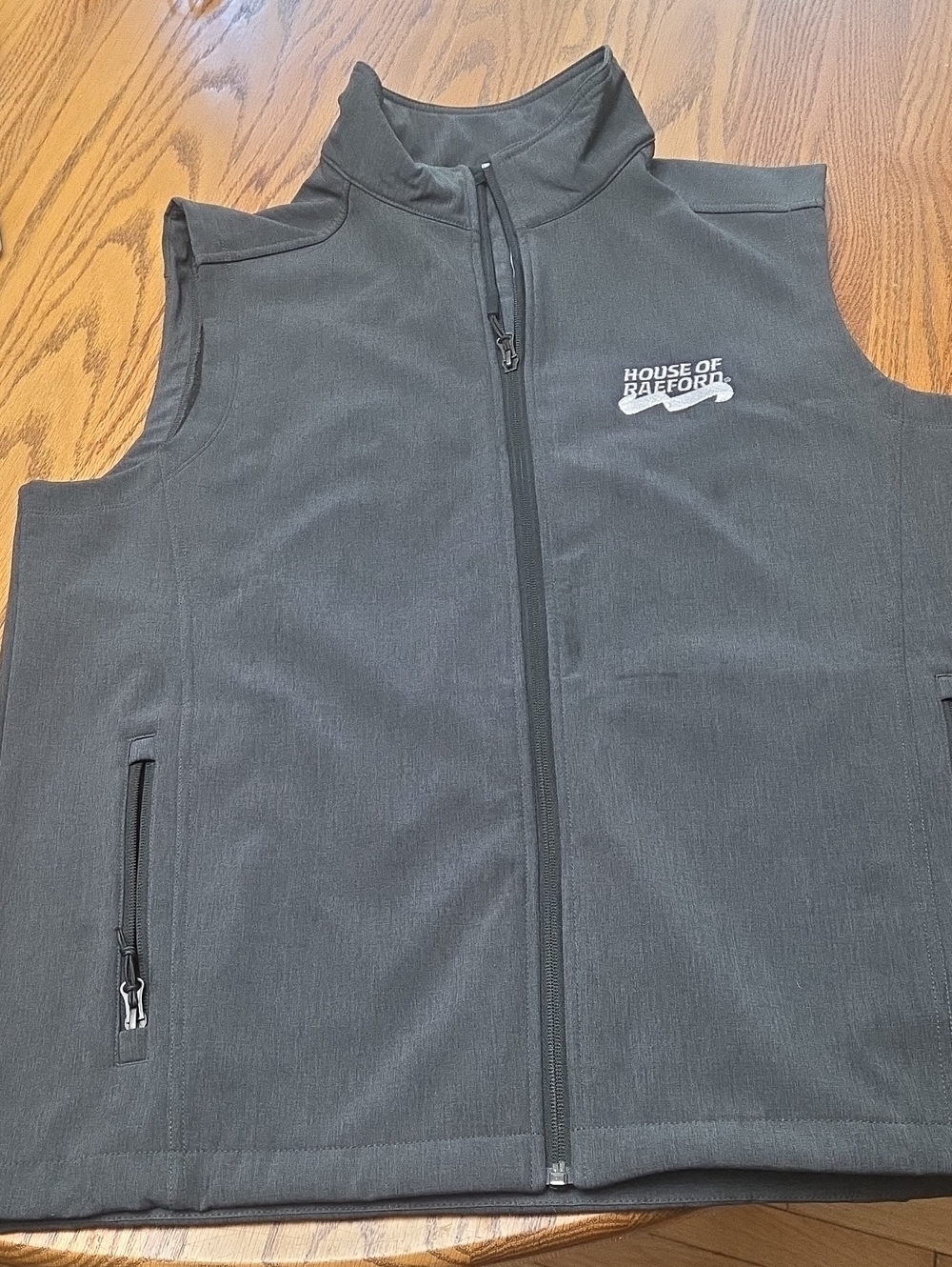 Mens Charcoal Softshell Vest